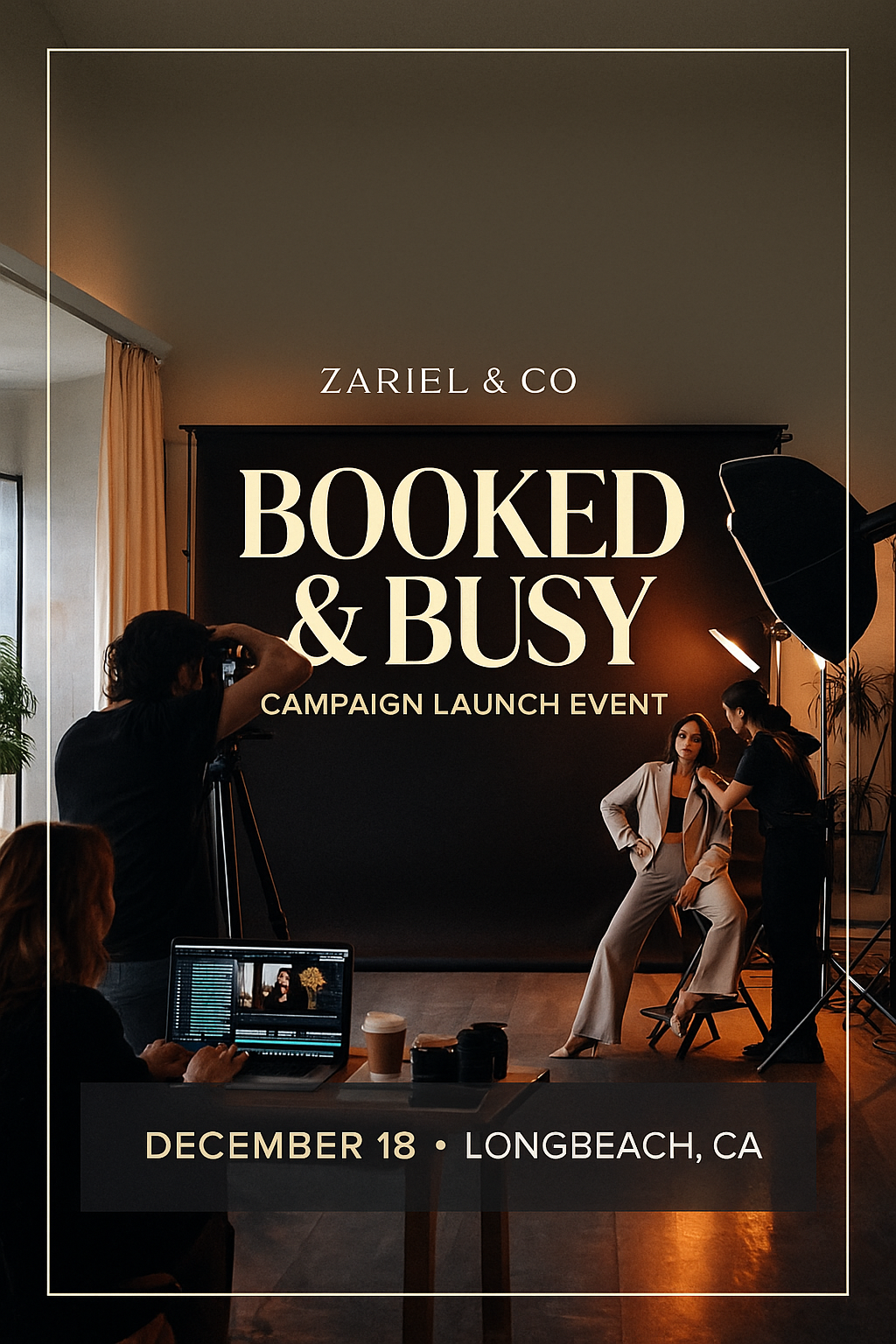 Zariel & Co — Booked & Busy Campaign